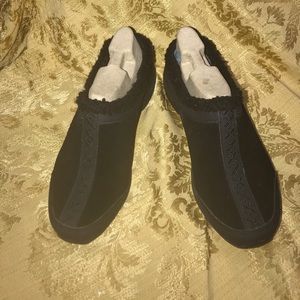 Easy Spirit Explore24 Women’s Suede Black Mule, 9M